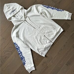 Blue Rolling Stone Chrome Hearts Hoodie